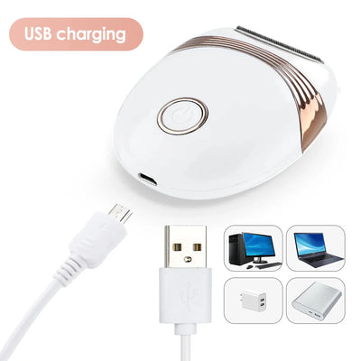 Electric Hair Removal Device For Face Leg Body Safe Trimmer