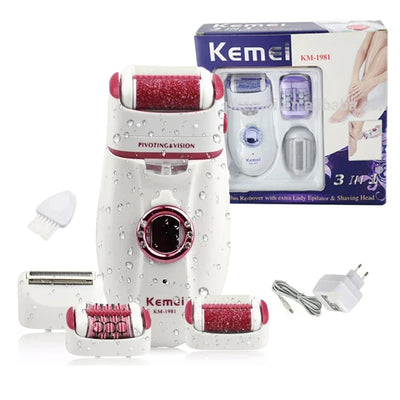 Electric Women Epilator Hair Removal Shaver For Legs Body Lip