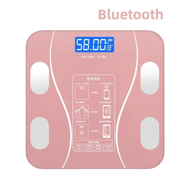 Bluetooth Weight Scale Body Fat Analyzer Digital Bathroom Scale
