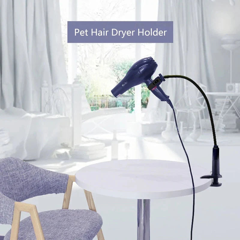 Dog Grooming Hair Dryer Stand Telescopic Adjustable Holder