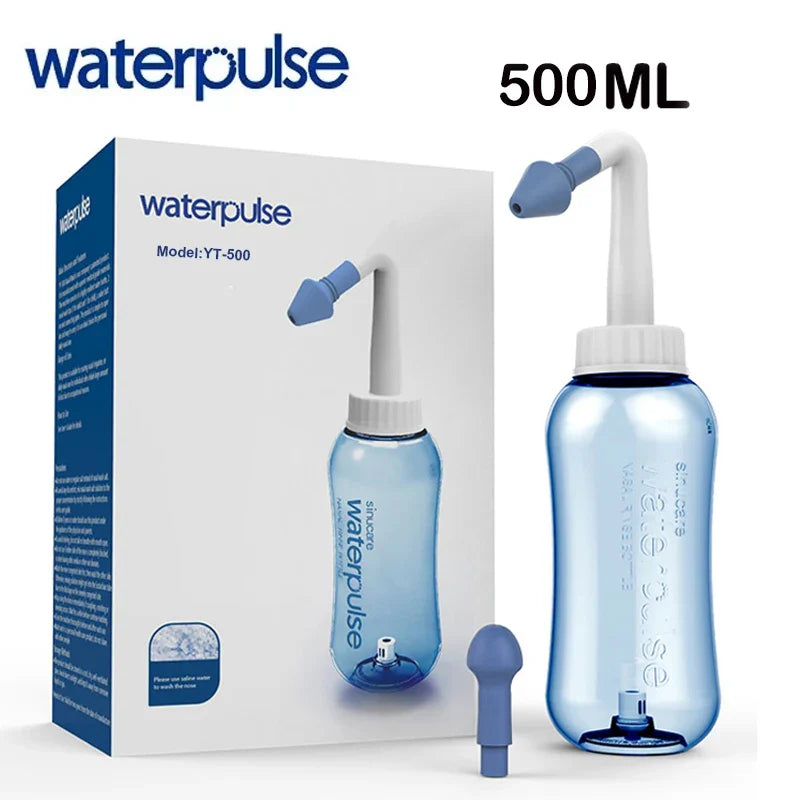Nasal Irrigator Waterpulse Rinse Bottle Nose Cleaner For Adults