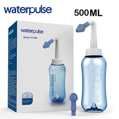 Nasal Irrigator Waterpulse Rinse Bottle Nose Cleaner For Adults