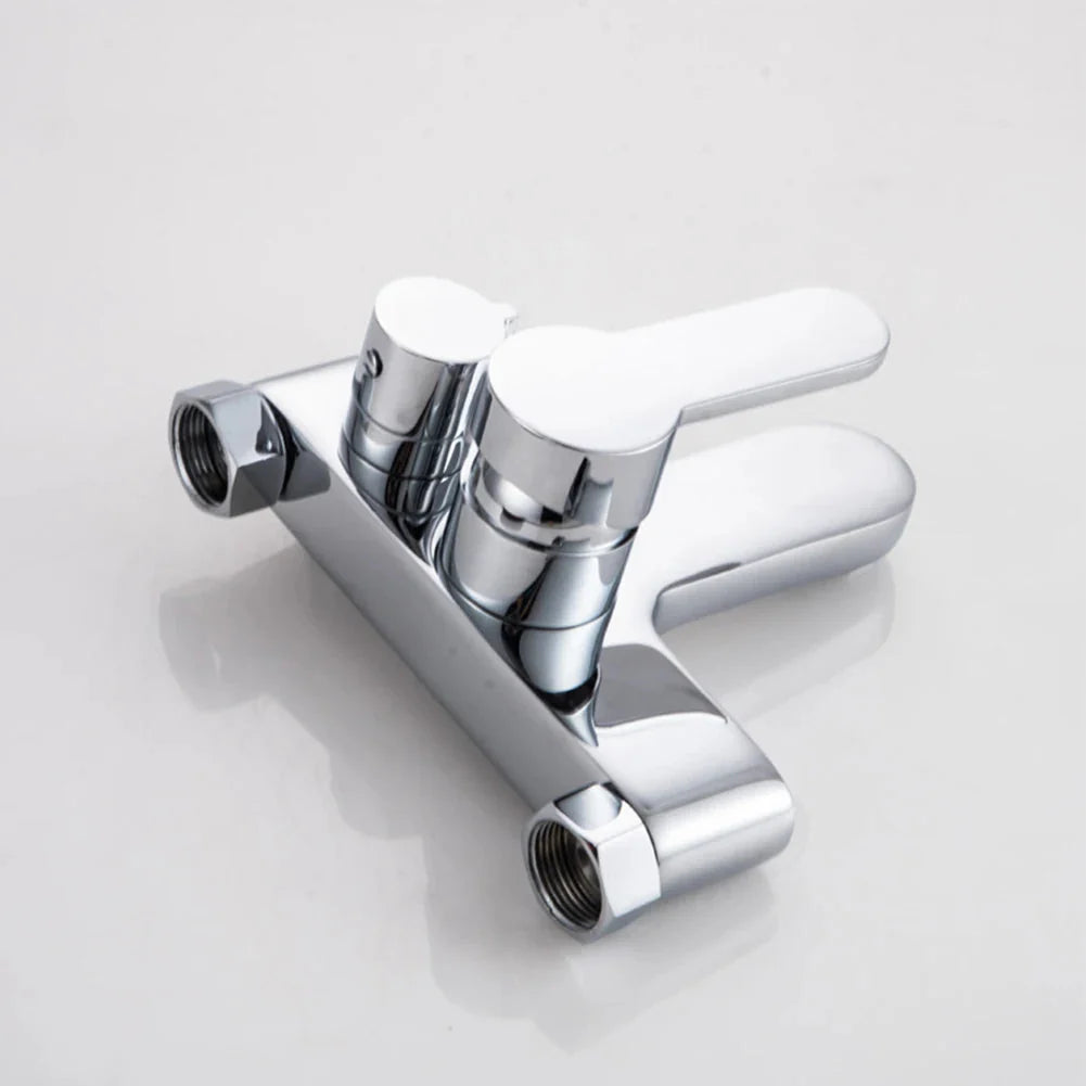 Triple Shower Faucet Decorative Covers Set For Bathroom Hot Cold Water