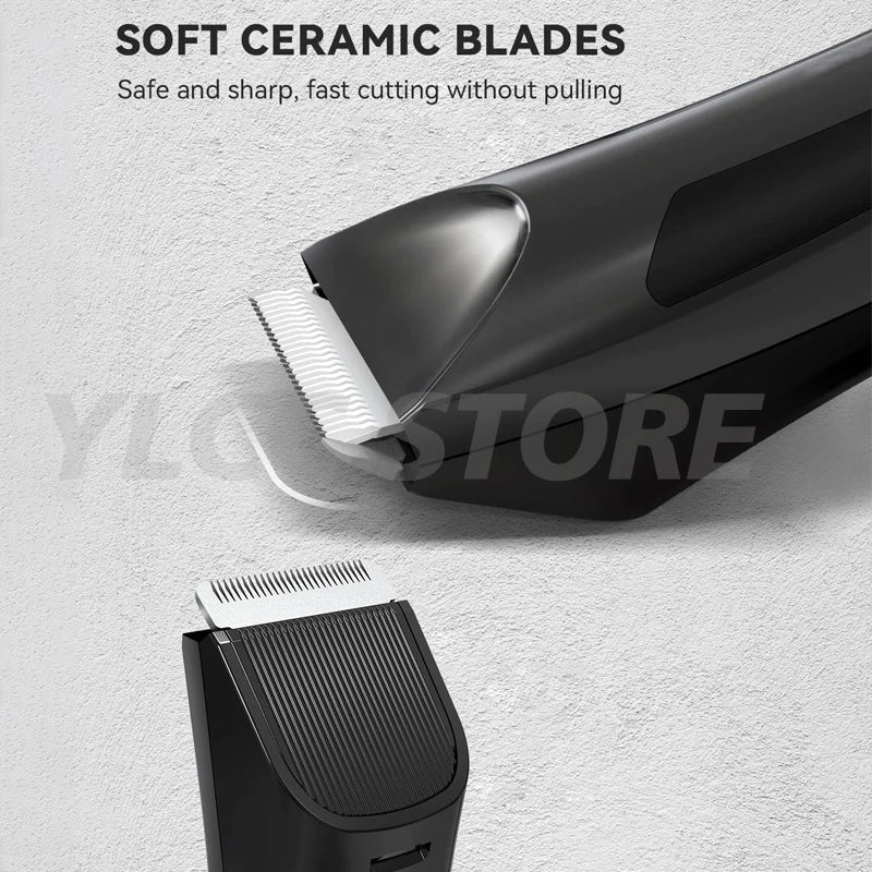 Men Intimate Area Hair Trimmer Safety Razor Clipper Grooming Tool