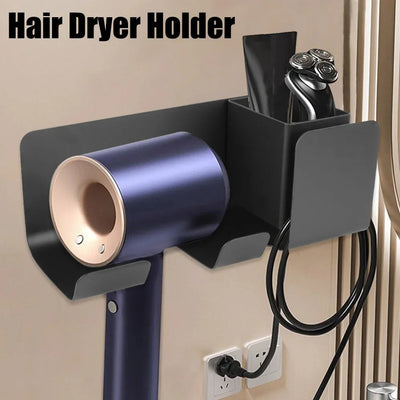 Hair Dryer Holder Multifunctional Storage Rack For Straighteners