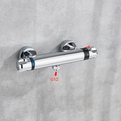 Bathtub Faucet Shower Set Wall Mount With Hand Shower Two Functions