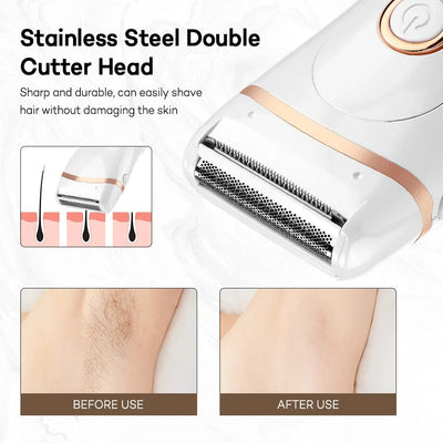 Electric Epilator For Women Hair Removal Device Sensitive Areas