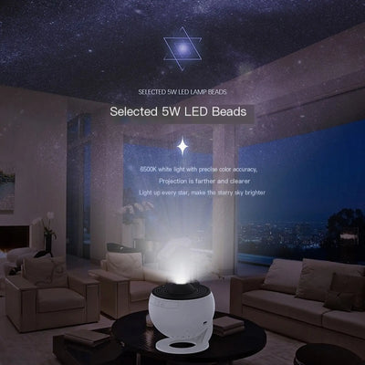 JLD Sky Galaxy Projector With HD Starry Night Light Effects