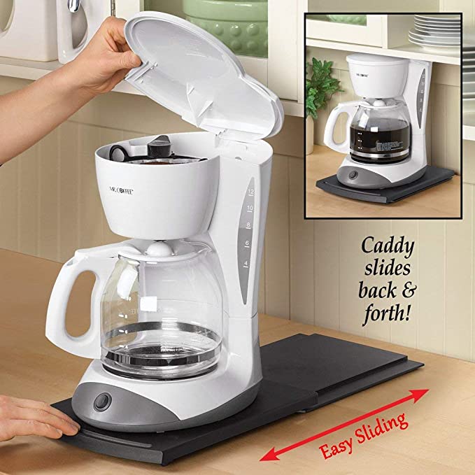 Sliding Caddy Tray Mat Non-Slip Organizer For Kitchen Bathroom