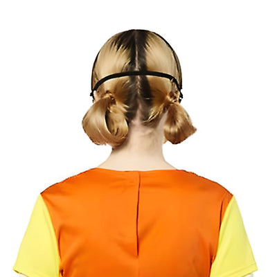 Young-hee Doll Costume Red Light Green Light Robot Dress Mask