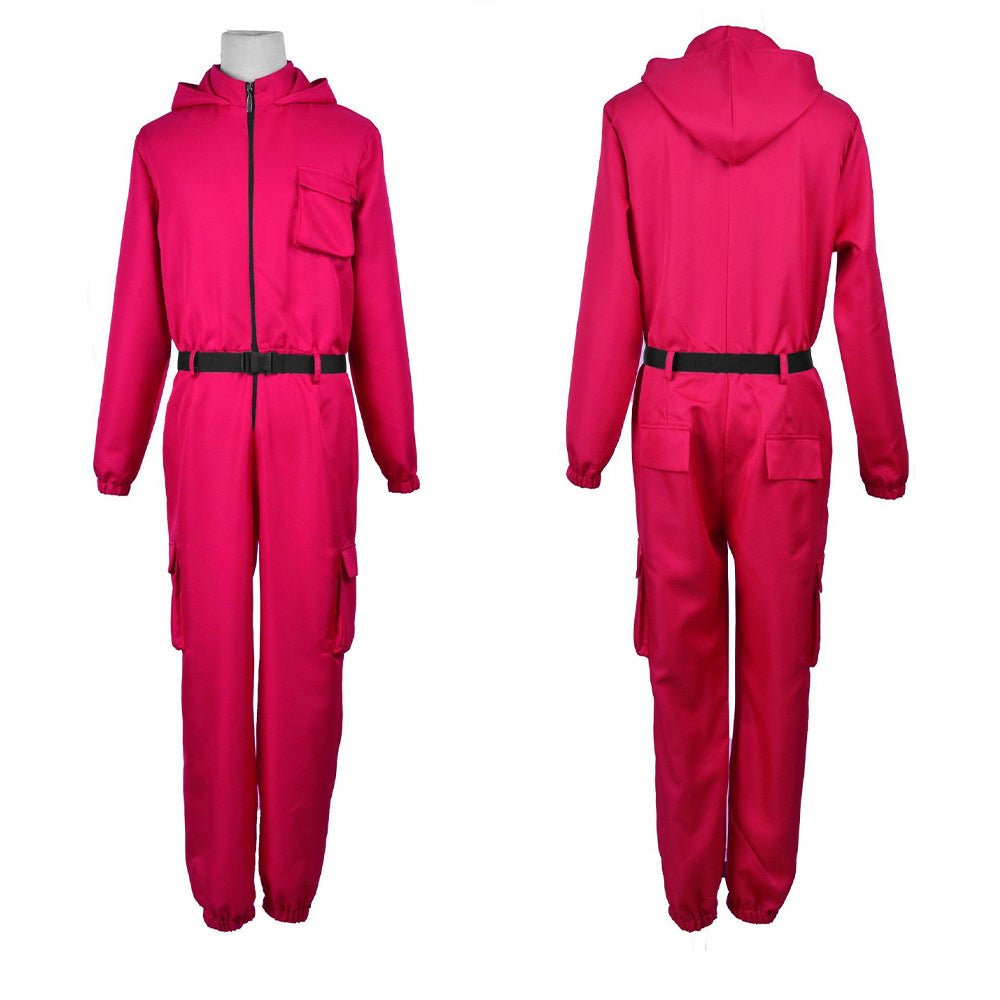 Guard Costume Zipper Jumpsuit With Gloves For Adults And Kids