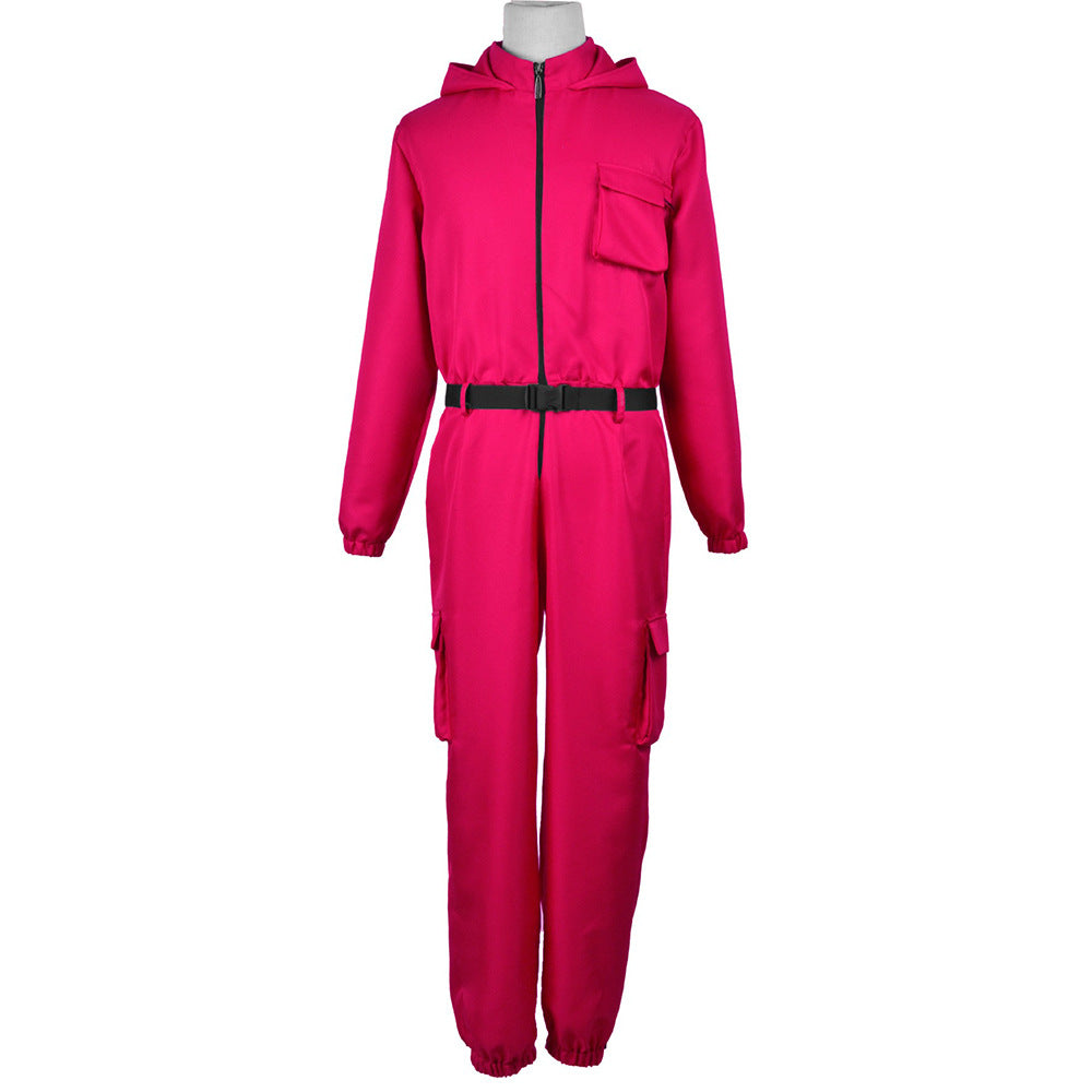 Guard Costume Zipper Jumpsuit With Gloves For Adults And Kids