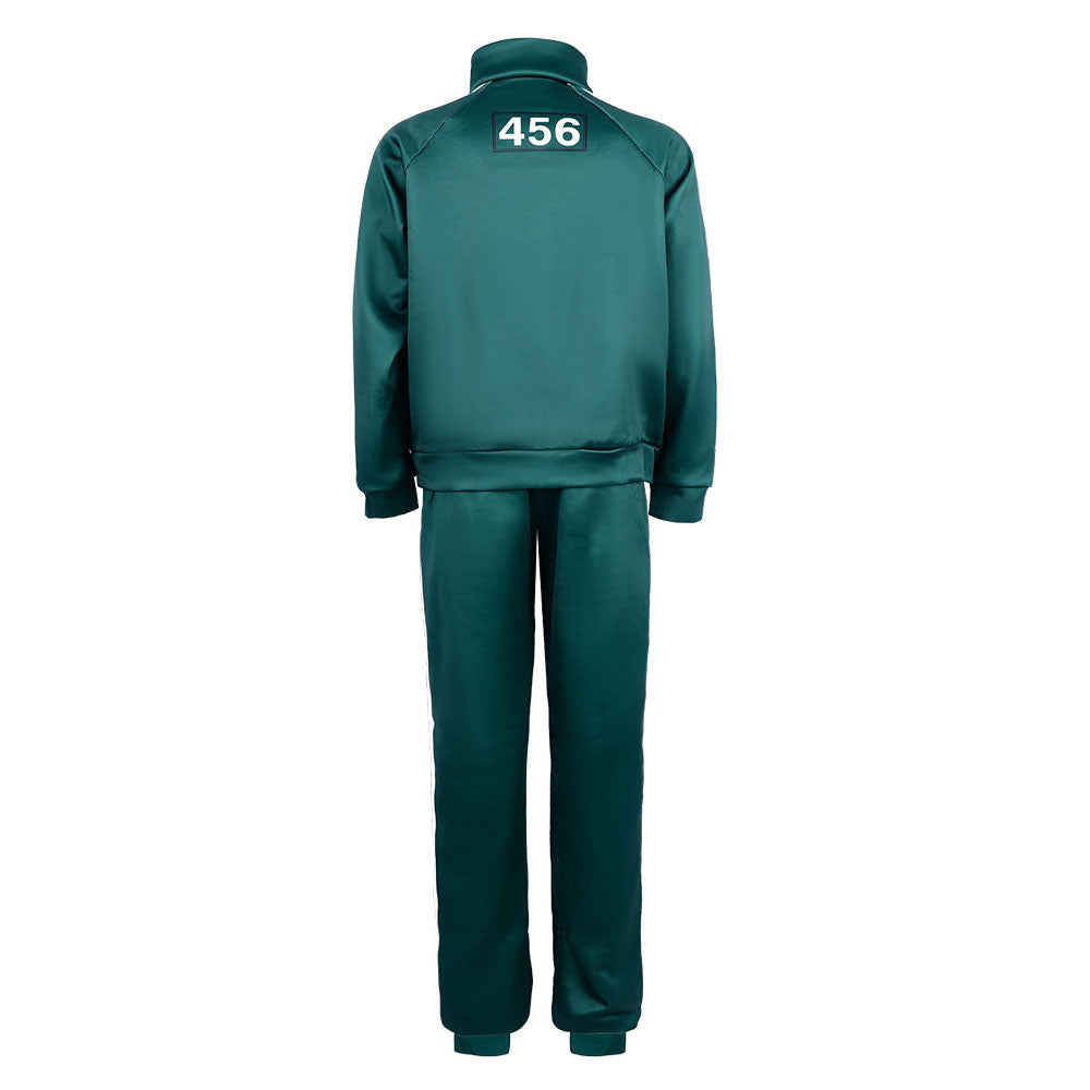 Green Tracksuit Cosplay Costume Set Adult Jacket And Pants