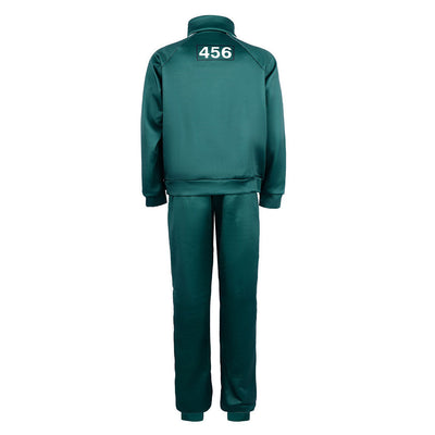 Green Tracksuit Cosplay Costume Set Adult Jacket And Pants