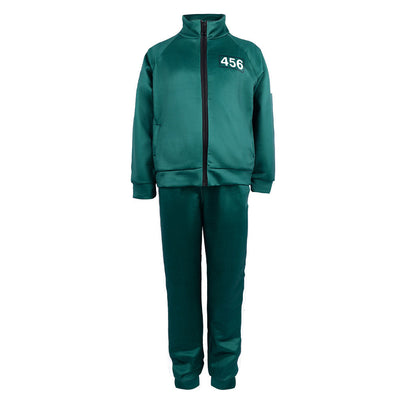 Green Tracksuit Cosplay Costume Set Adult Jacket And Pants