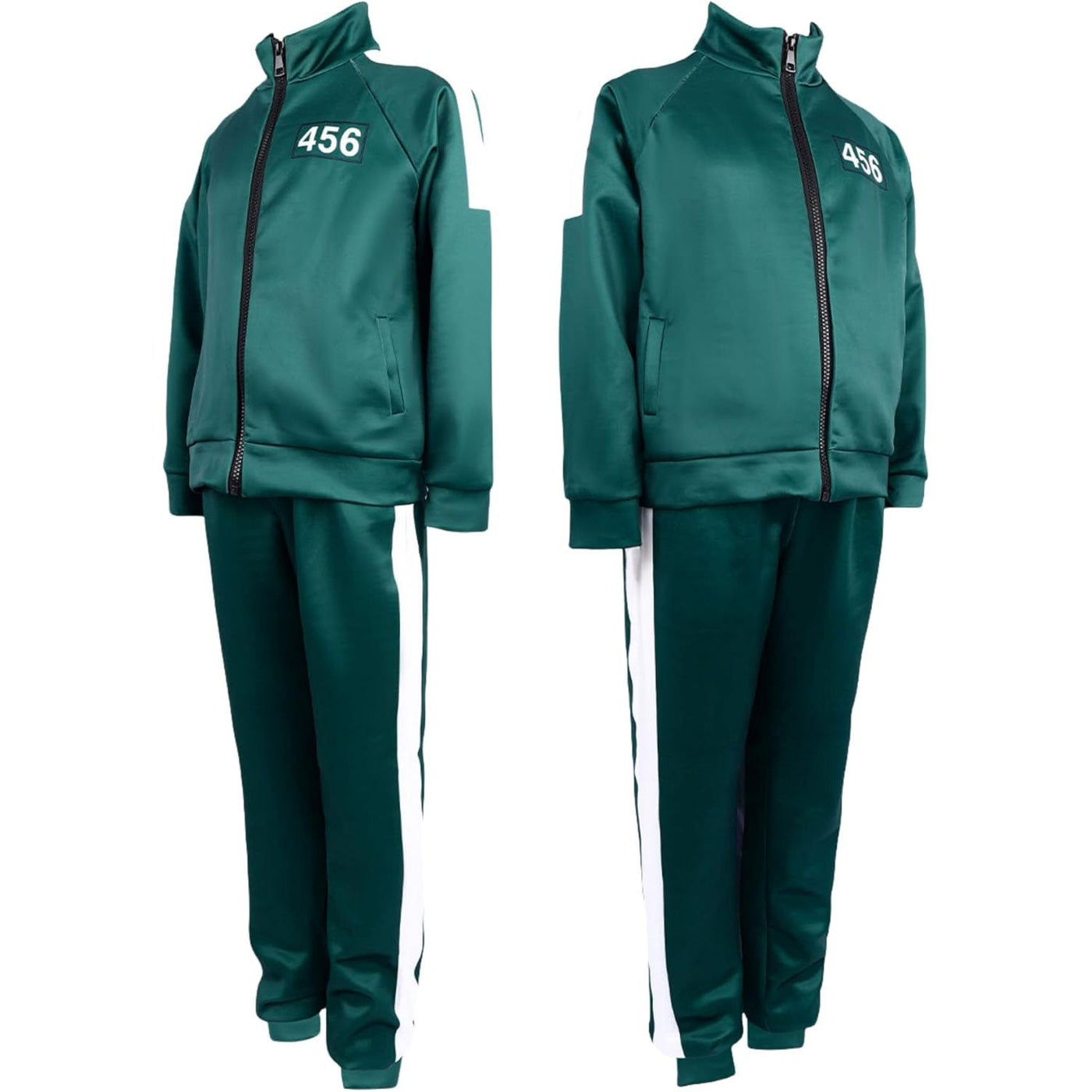 Green Tracksuit Cosplay Costume Set Adult Jacket And Pants
