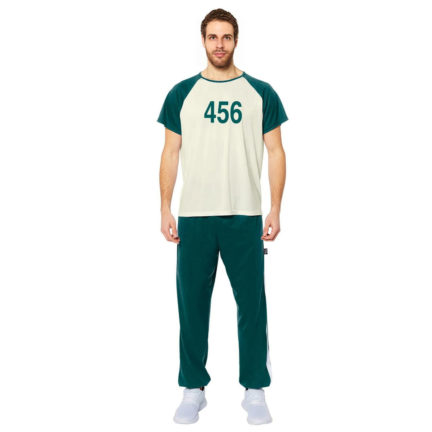 Player 456 Track Suit Green Zipper Jacket And Pants Set