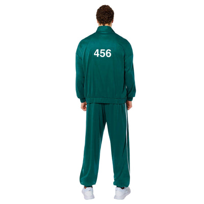 Player 456 Track Suit Green Zipper Jacket And Pants Set