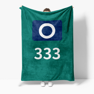 Green Fleece Blanket Soft Cozy Throw In Multiple Sizes Player 456