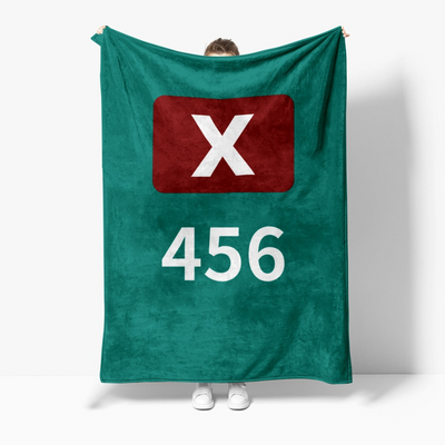 Green Fleece Blanket Soft Cozy Throw In Multiple Sizes Player 456