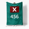 Green Fleece Blanket Soft Cozy Throw In Multiple Sizes Player 456