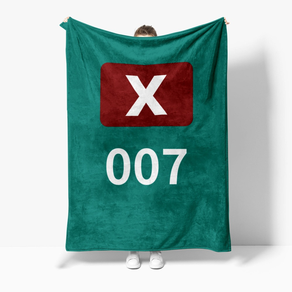 Green Fleece Blanket Soft Cozy Throw In Multiple Sizes Player 456
