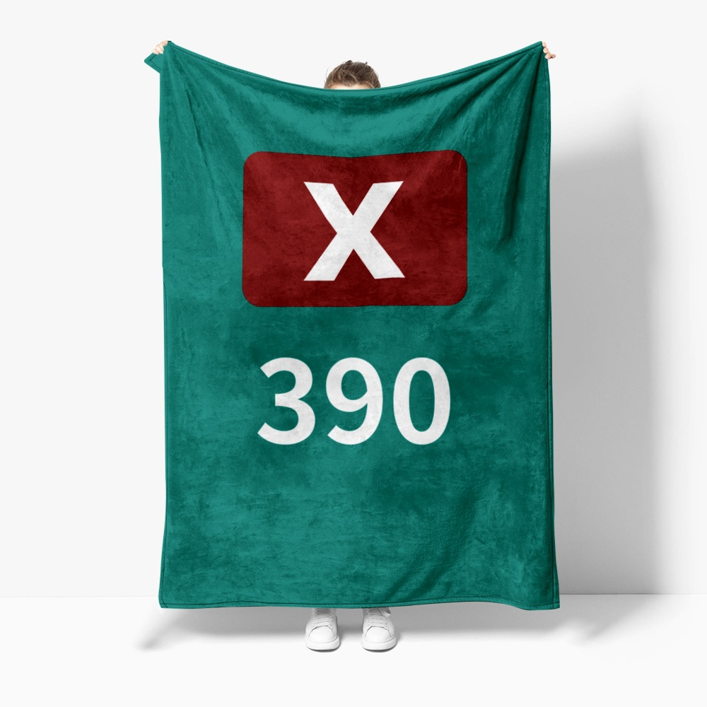Green Fleece Blanket Soft Cozy Throw In Multiple Sizes Player 456