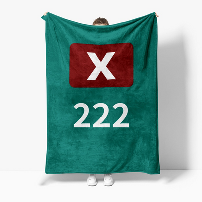 Green Fleece Blanket Soft Cozy Throw In Multiple Sizes Player 456