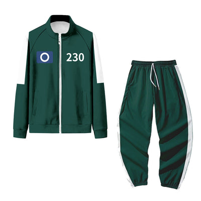 Game Costume Suit Full Set Zip Up Jacket And Pants For All Ages