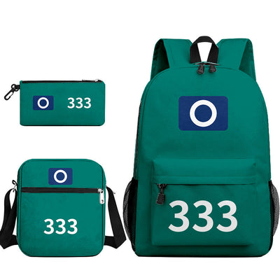 Game Players 3PCS Cosplay Backpack Set With Crossbag And Pencil Bag
