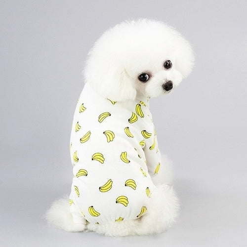 Warm Dog Pajamas Soft Cozy Pet Sleepwear For Small Medium Dogs
