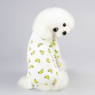 Warm Dog Pajamas Soft Cozy Pet Sleepwear For Small Medium Dogs