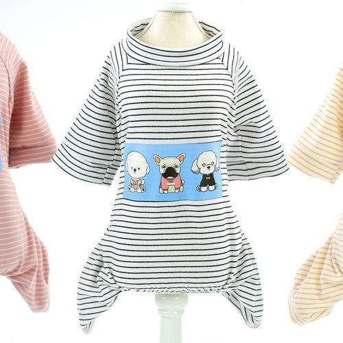 Warm Dog Pajamas Soft Cozy Pet Sleepwear For Small Medium Dogs