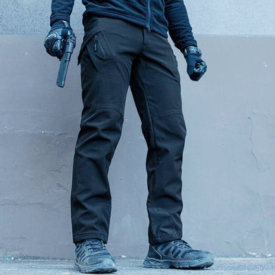 Men's Soft Shell Waterproof Tactical Pants Winter Outdoor Wear