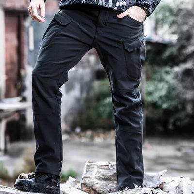 Men's Soft Shell Waterproof Tactical Pants Winter Outdoor Wear