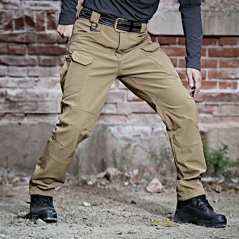 Men's Soft Shell Waterproof Tactical Pants Winter Outdoor Wear