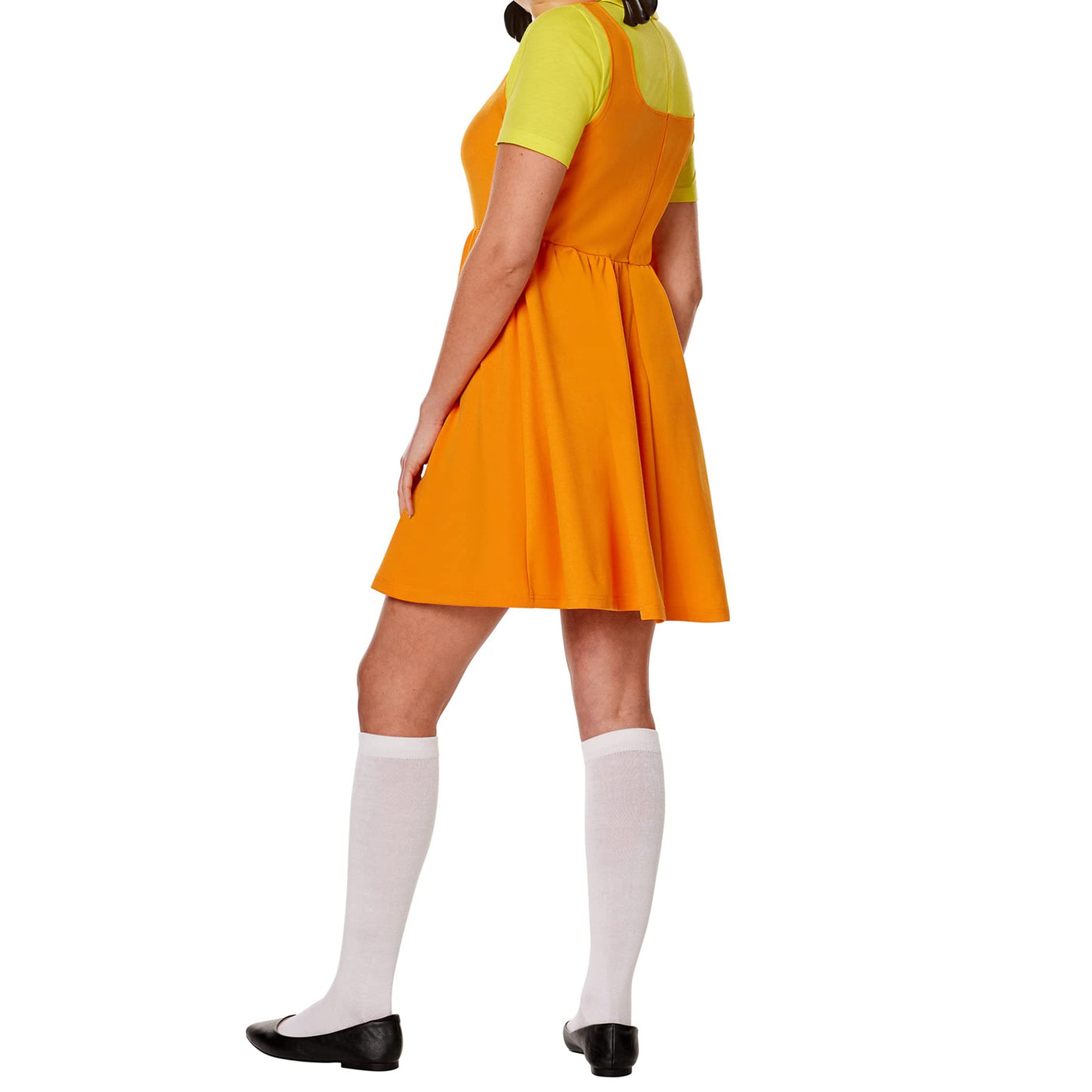 Young-hee Doll Costume Red Light Green Light Robot Dress Mask