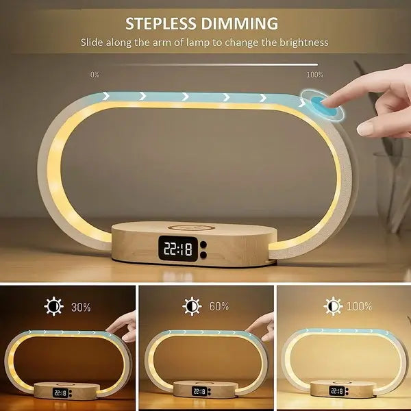 JLD Zenith Wireless Charging Bedside Lamp Modern Design