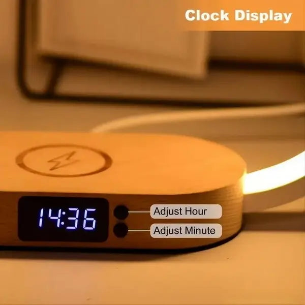 JLD Zenith Wireless Charging Bedside Lamp Modern Design