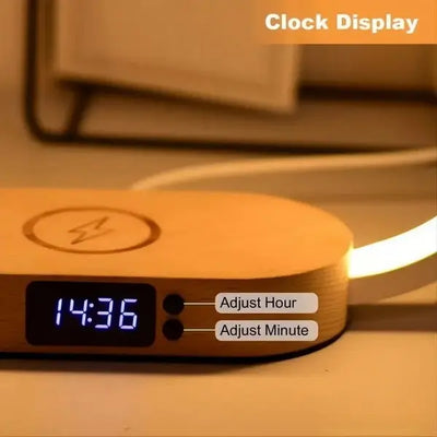 JLD Zenith Wireless Charging Bedside Lamp Modern Design