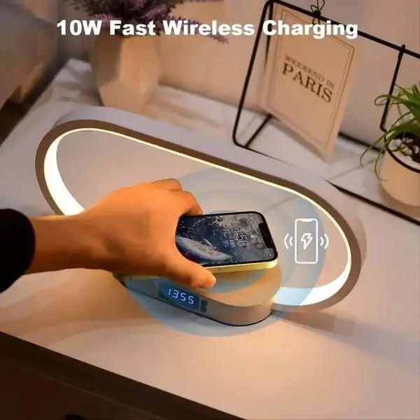 JLD Zenith Wireless Charging Bedside Lamp Modern Design