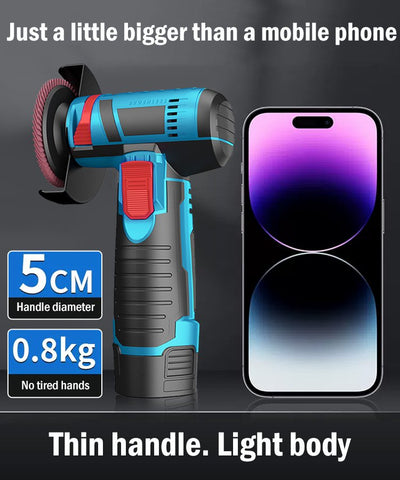 Mini Brushless Angle Grinder Compact Lightweight Power Tool