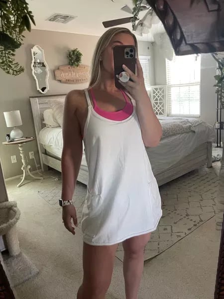 Casual Sleeveless Mini Dress With Built-In Shorts For Summer