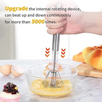 Stainless Steel Semi Automatic Whisk For Easy Mixing And Baking