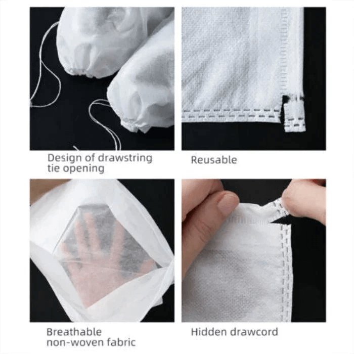 Reusable Drawstring Shoe Storage Bags For Travel And Organization