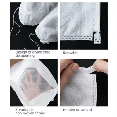 Reusable Drawstring Shoe Storage Bags For Travel And Organization