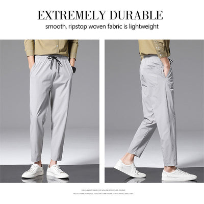 Ice Silk Casual Pants Lightweight Breathable Comfortable Fit