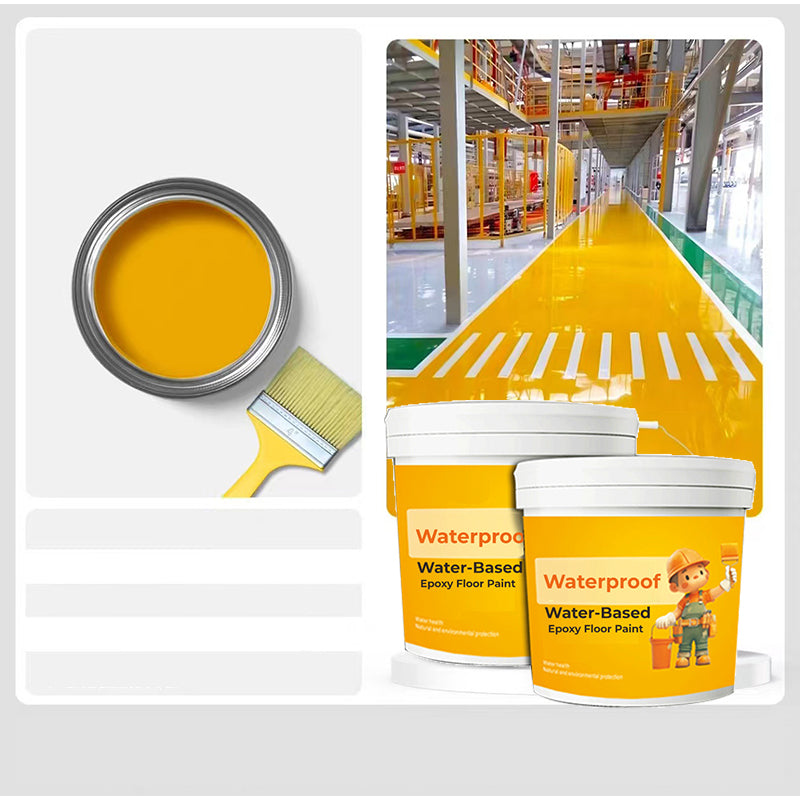 Water-Based Epoxy Floor Paint Waterproof Durable Indoor Outdoor Coating