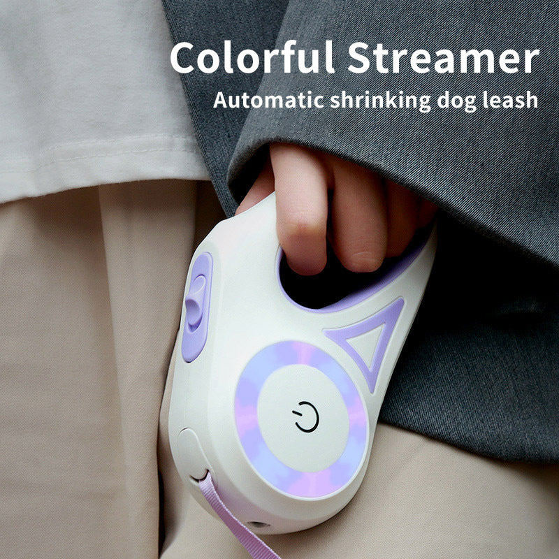 Retractable Dog Leash With Collar And Traction Rope For Small Medium Dogs