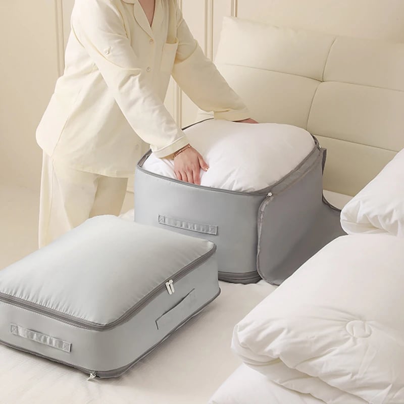 Large Capacity Compressive Duvet Storage Bag For Bedding Organization
